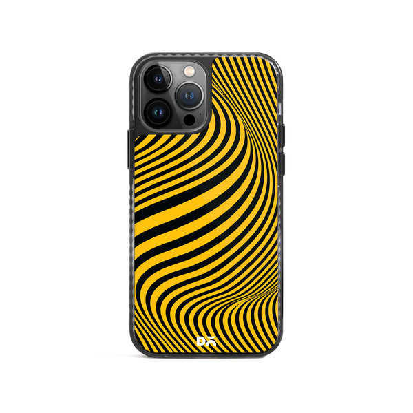 

DailyObjects Ochre Waves Stride 2.0 Case Cover For iPhone 15 Pro