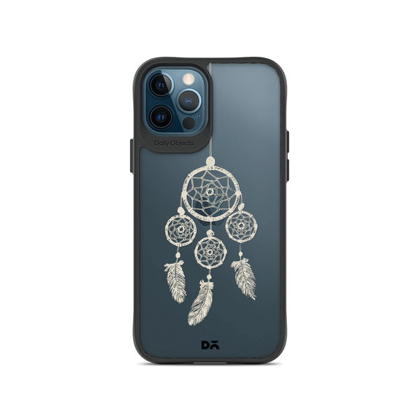 

DailyObjects Off White Dreams Black Hybrid Clear Case Cover For iPhone 12 Pro Max