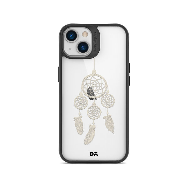 

DailyObjects Off White Dreams Black Hybrid Clear Case Cover For iPhone 13 Mini