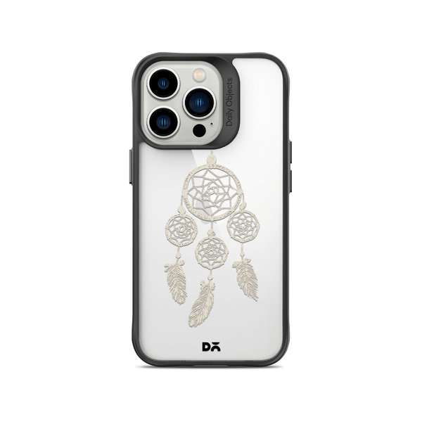 

DailyObjects Off White Dreams Black Hybrid Clear Case Cover For iPhone 13 Pro Max