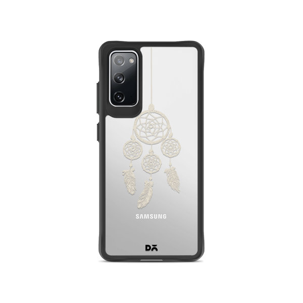 

DailyObjects Off White Dreams Black Hybrid Clear Case Cover For Samsung Galaxy S20 FE