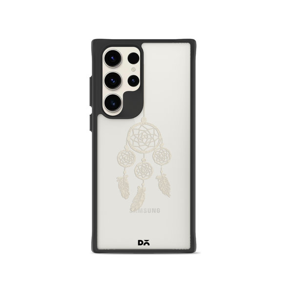 

DailyObjects Off White Dreams Black Hybrid Clear Case Cover For Samsung Galaxy S23 Ultra