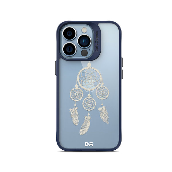 

DailyObjects Off White Dreams Blue Hybrid Clear Case Cover For iPhone 14 Pro