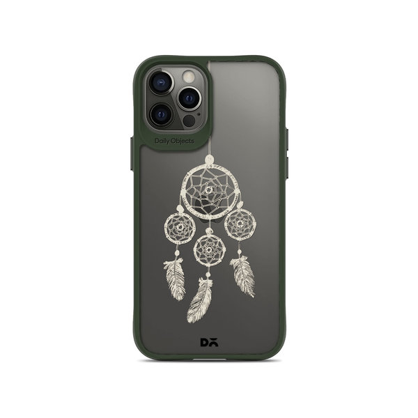

DailyObjects Off White Dreams Green Hybrid Clear Case Cover For iPhone 12 Pro Max