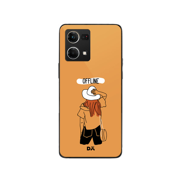 DailyObjects Offline Glass Case Cover For Oppo Reno 7