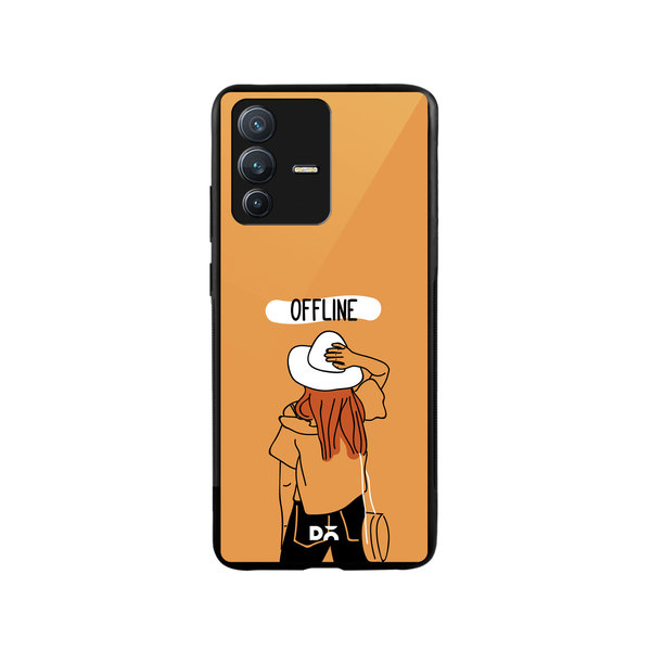 

DailyObjects Offline Glass Case Cover For Vivo V23
