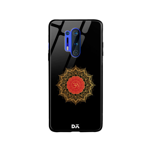 

DailyObjects OM Aura Glass Case Cover For OnePlus 8 Pro