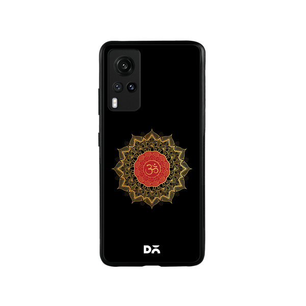 

DailyObjects OM Aura Glass Case Cover For Vivo X60
