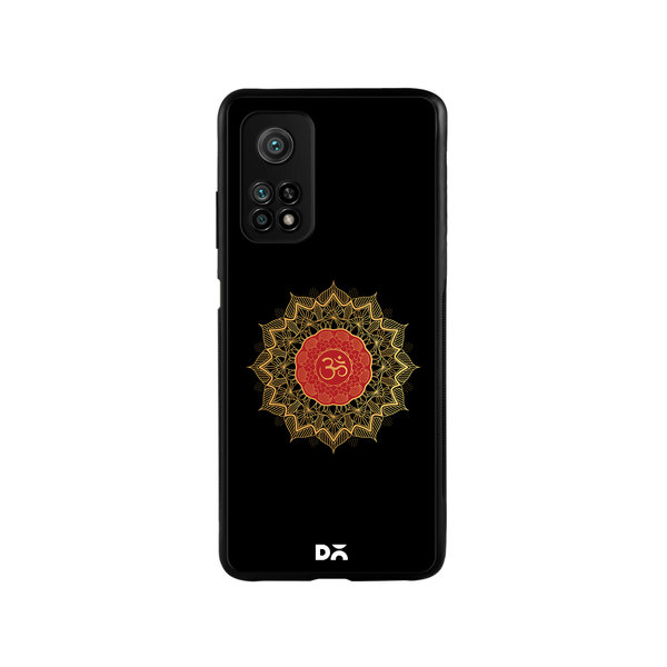 

DailyObjects OM Aura Glass Case Cover For Xiaomi Mi 10T