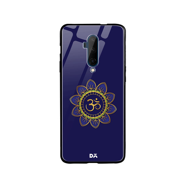 

DailyObjects OM Blue Glass Case Cover For OnePlus 7T Pro