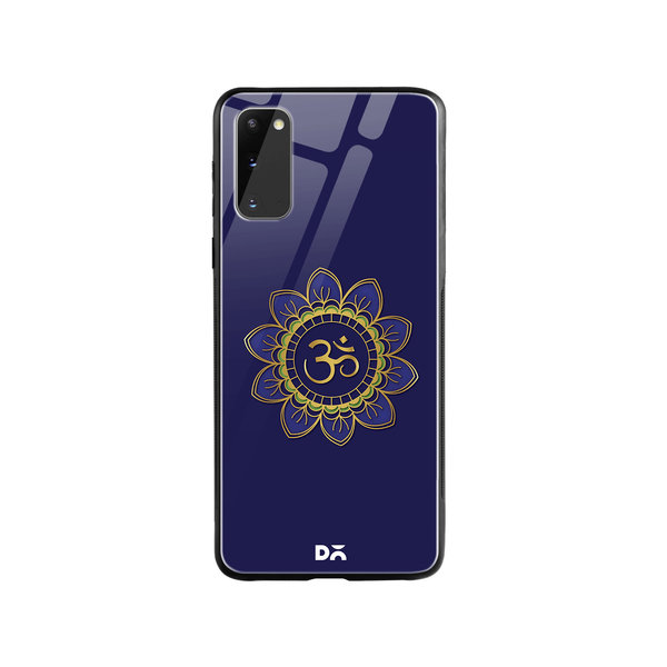 

DailyObjects OM Blue Glass Case Cover For Samsung Galaxy S20