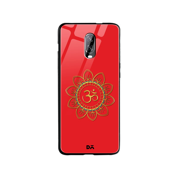 

DailyObjects OM Red Glass Case Cover For OnePlus 7