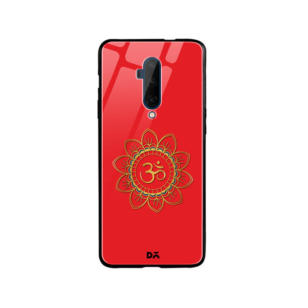 

DailyObjects OM Red Glass Case Cover For OnePlus 7T Pro