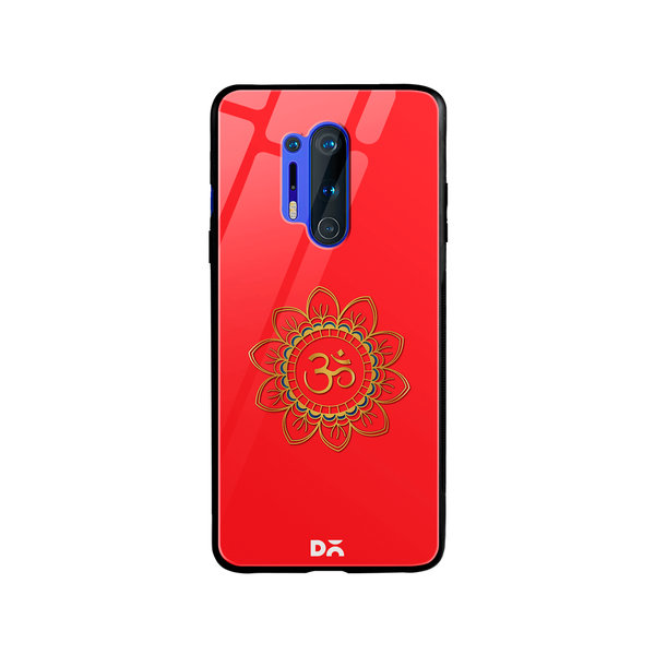 

DailyObjects OM Red Glass Case Cover For OnePlus 8 Pro