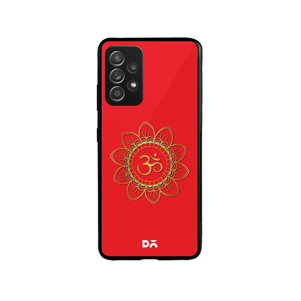 

DailyObjects OM Red Glass Case Cover For Samsung Galaxy A52