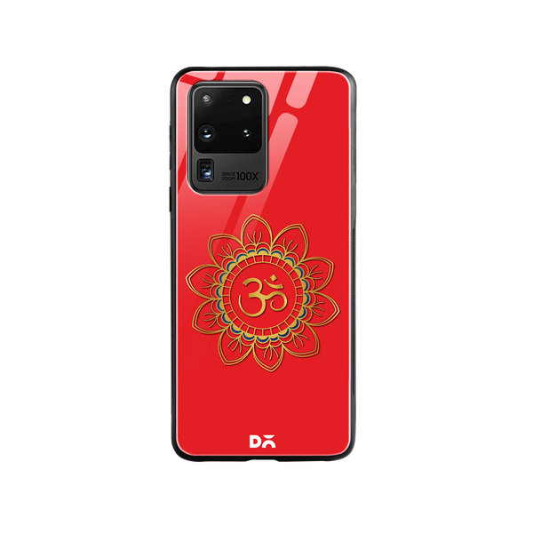 

DailyObjects OM Red Glass Case Cover For Samsung Galaxy S20 Ultra