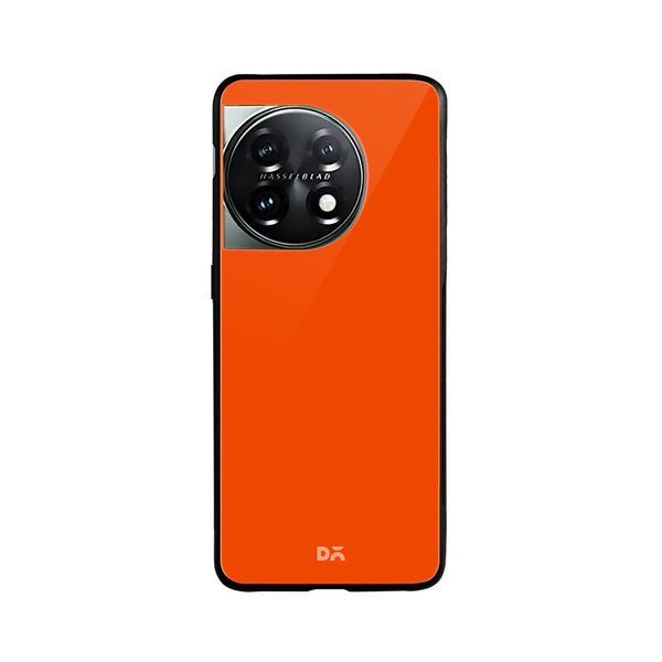 

DailyObjects Orange Fire Glass Case Cover For OnePlus 11 5G