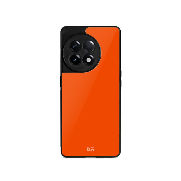 DailyObjects Orange Fire Glass Case Cover For OnePlus 11R