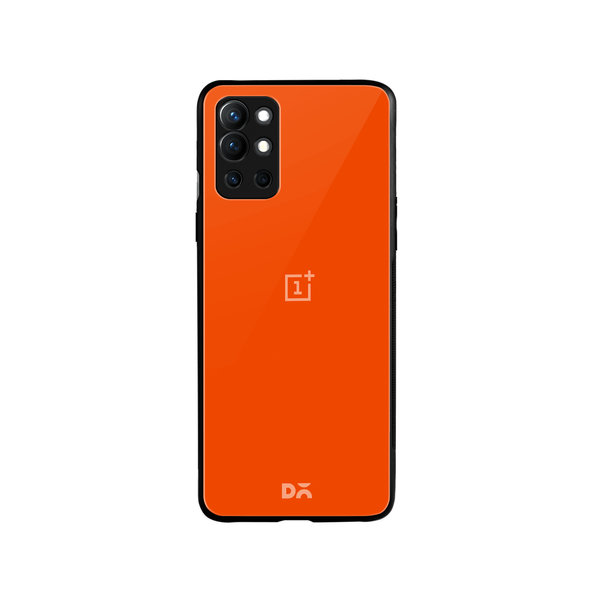 

DailyObjects Orange Fire Glass Case Cover For OnePlus 9R