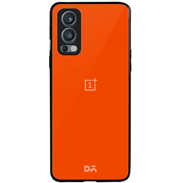 

DailyObjects Orange Fire Glass Case Cover For OnePlus Nord 2