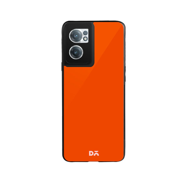 

DailyObjects Orange Fire Glass Case Cover For OnePlus Nord CE 2