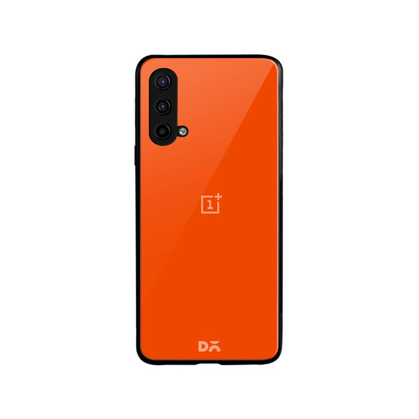 

DailyObjects Orange Fire Glass Case Cover For OnePlus Nord CE