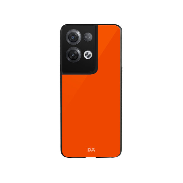 

DailyObjects Orange Fire Glass Case Cover For Oppo Reno 8