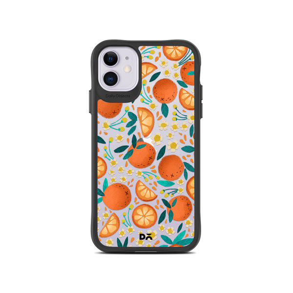

DailyObjects Orange Haul Black Hybrid Clear Case Cover For iPhone 11