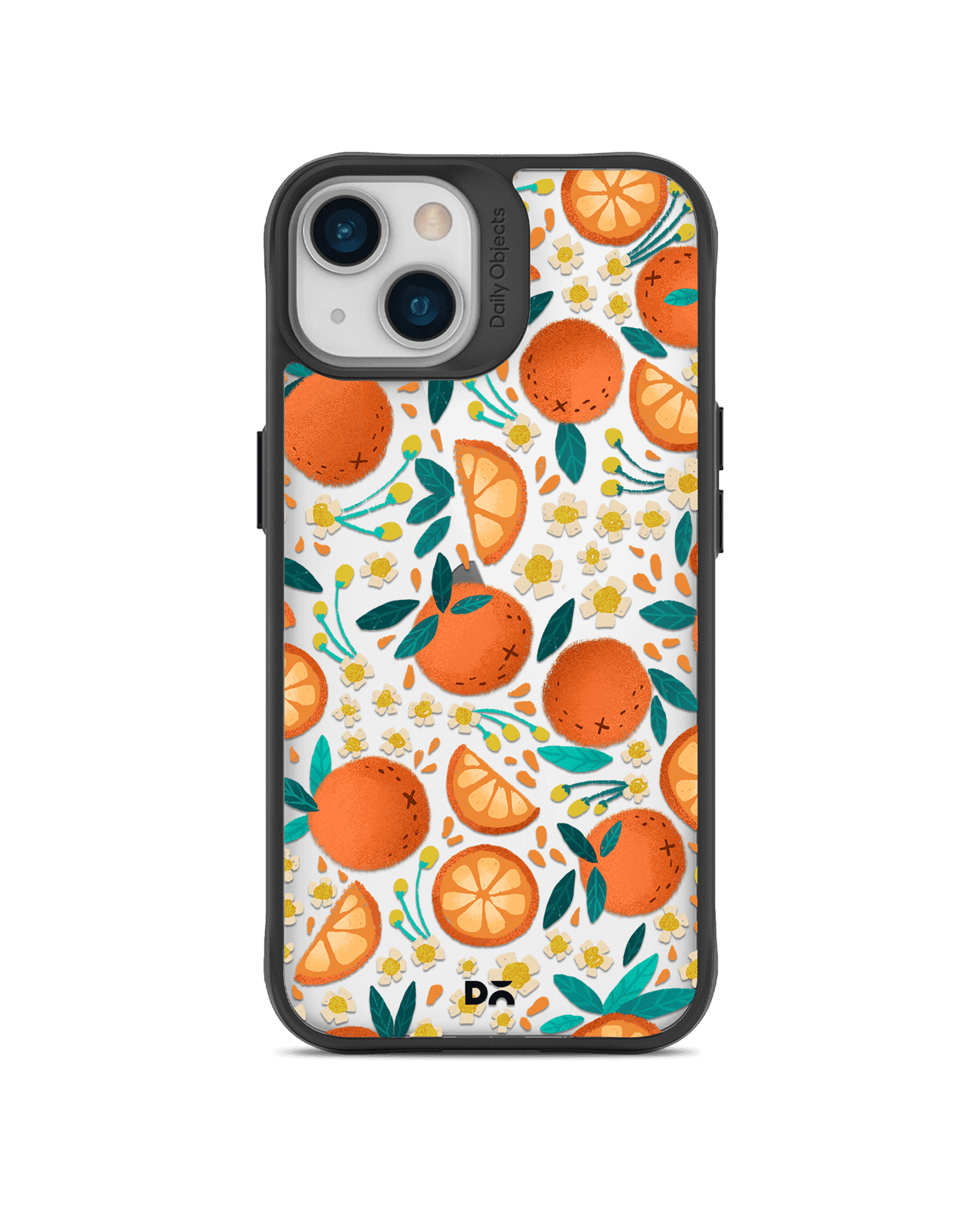 DailyObjects Orange Haul Black Hybrid Clear Case Cover For iPhone