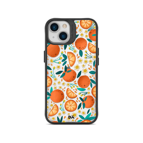 

DailyObjects Orange Haul Black Hybrid Clear Case Cover For iPhone 14 Plus