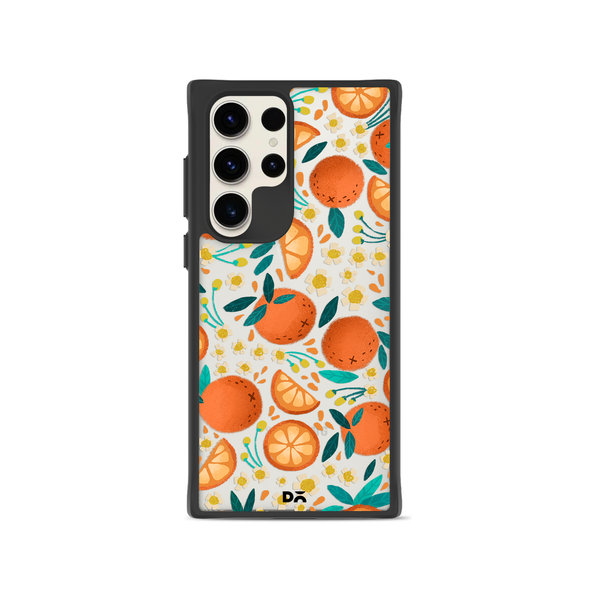 

DailyObjects Orange Haul Black Hybrid Clear Case Cover For Samsung Galaxy S23 Ultra