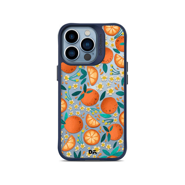 

DailyObjects Orange Haul Blue Hybrid Clear Case Cover For iPhone 13 Pro Max