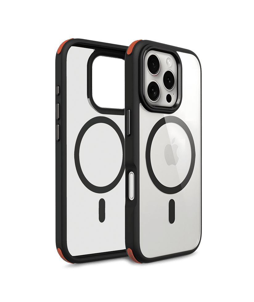 DailyObjects Orange Hybrid Magnetic Armour Phone Case Cover For