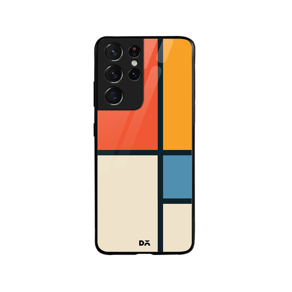 

DailyObjects Orange Window Glass Case Cover For Samsung Galaxy S21 Ultra