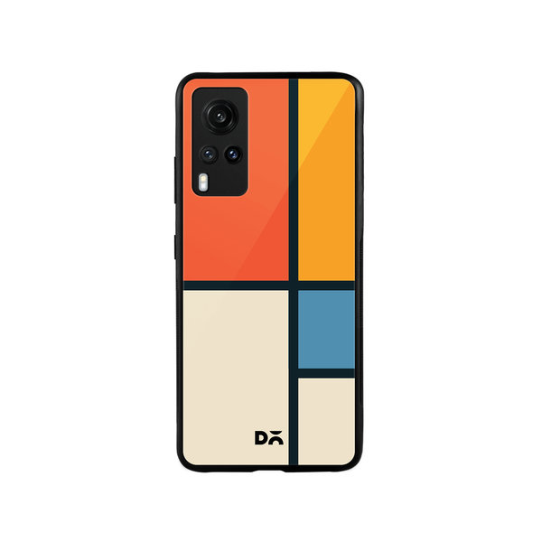 

DailyObjects Orange Window Glass Case Cover For Vivo X60