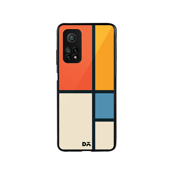 DailyObjects Orange Window Glass Case Cover For Xiaomi Mi 10T