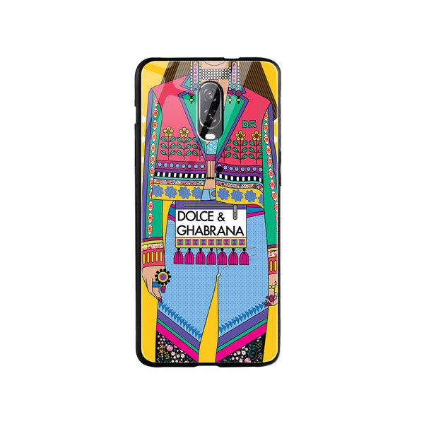

DailyObjects Overpriced Anxiety Glass Case Cover For OnePlus 7
