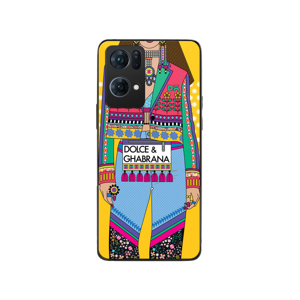 

DailyObjects Overpriced Anxiety Glass Case Cover For Oppo Reno 7 Pro