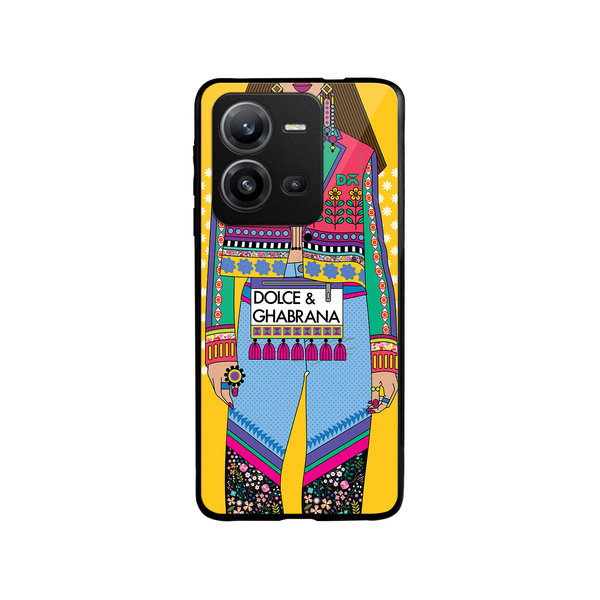 

DailyObjects Overpriced Anxiety Glass Case Cover For Vivo V25