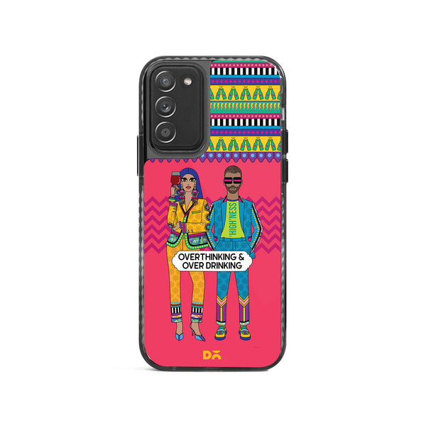 

DailyObjects Overthinking & Overdrinking Stride 2.0 Case Cover For Samsung Galaxy S20 FE