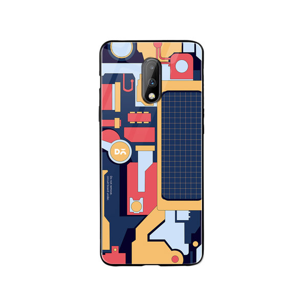 

DailyObjects P-S-P Glass Case Cover For OnePlus 7