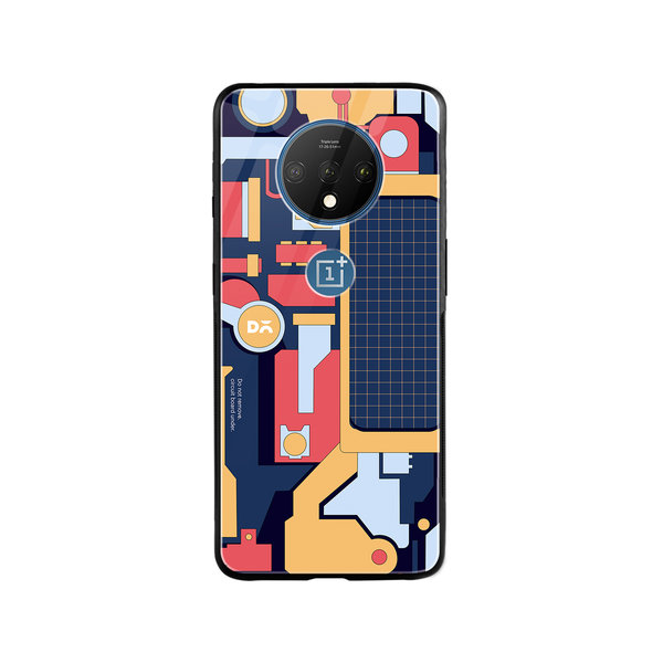 DailyObjects P-S-P Glass Case Cover For OnePlus 7T