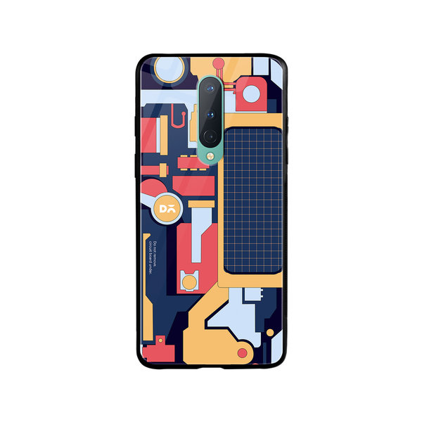 

DailyObjects P-S-P Glass Case Cover For OnePlus 8