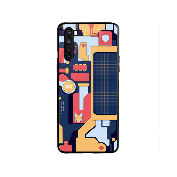 DailyObjects P-S-P Glass Case Cover For OnePlus Nord