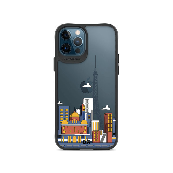 

DailyObjects Paris Skyline Black Hybrid Clear Case Cover For iPhone 12 Pro