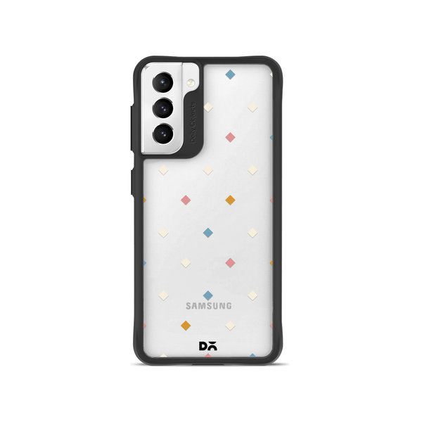 

DailyObjects Party Poppers Black Hybrid Clear Case Cover For Samsung Galaxy S22