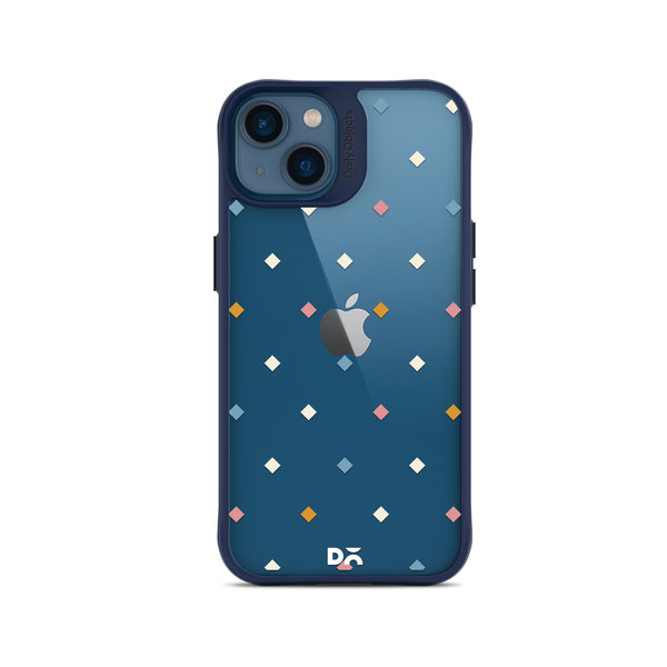 

DailyObjects Party Poppers Blue Hybrid Clear Case Cover For iPhone 14 Plus
