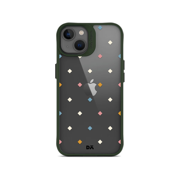 

DailyObjects Party Poppers Green Hybrid Clear Case Cover For iPhone 13 Mini