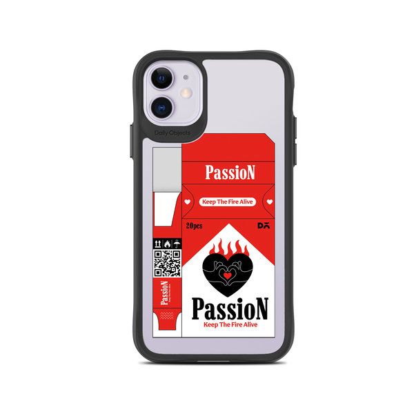 

DailyObjects Passion Black Hybrid Clear Case Cover For iPhone 11