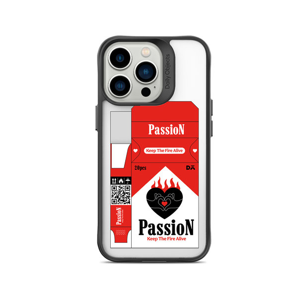 

DailyObjects Passion Black Hybrid Clear Case Cover For iPhone 13 Pro